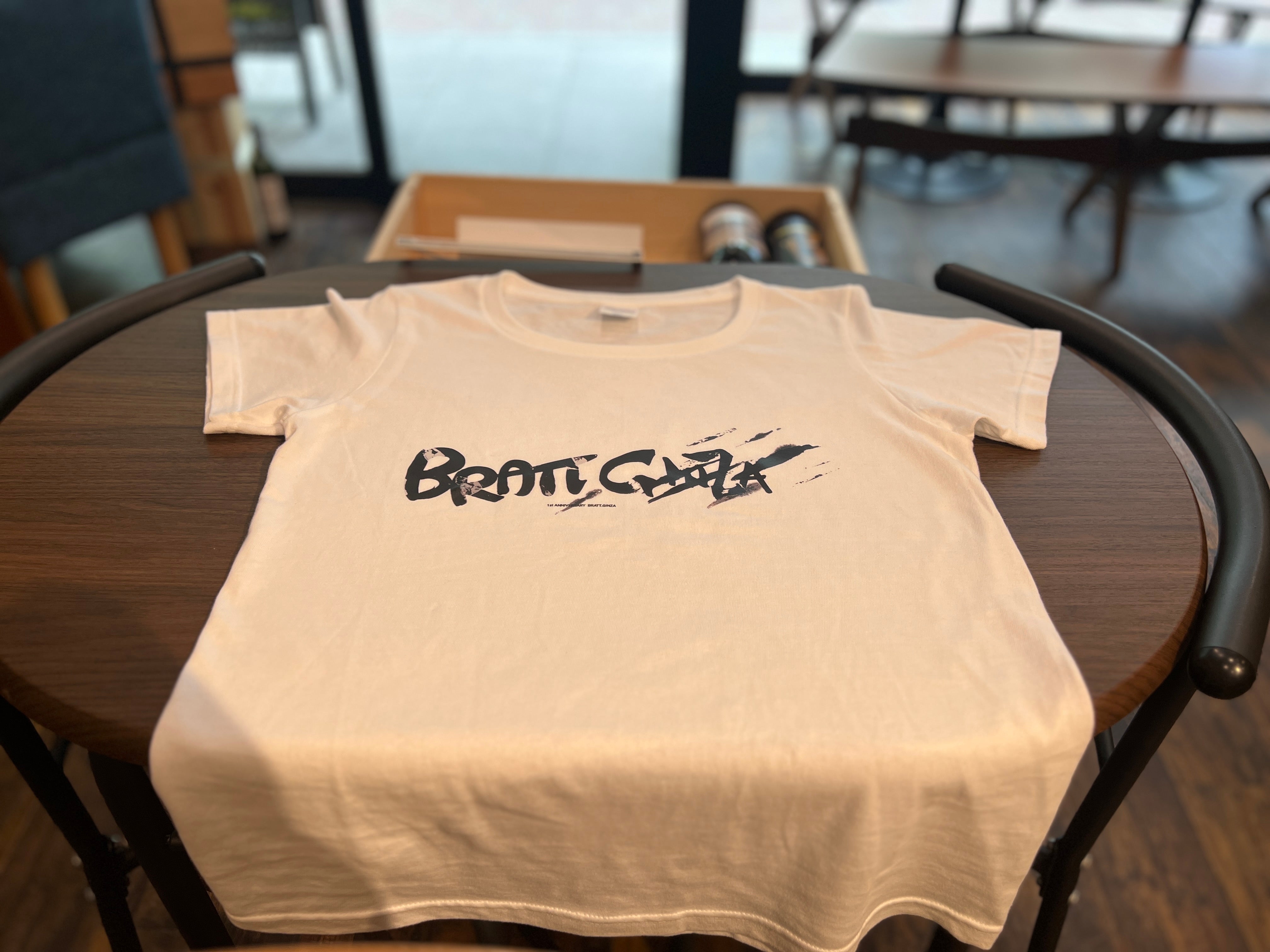 BRATT.GINZA  筆アートオリジナルTシャツ